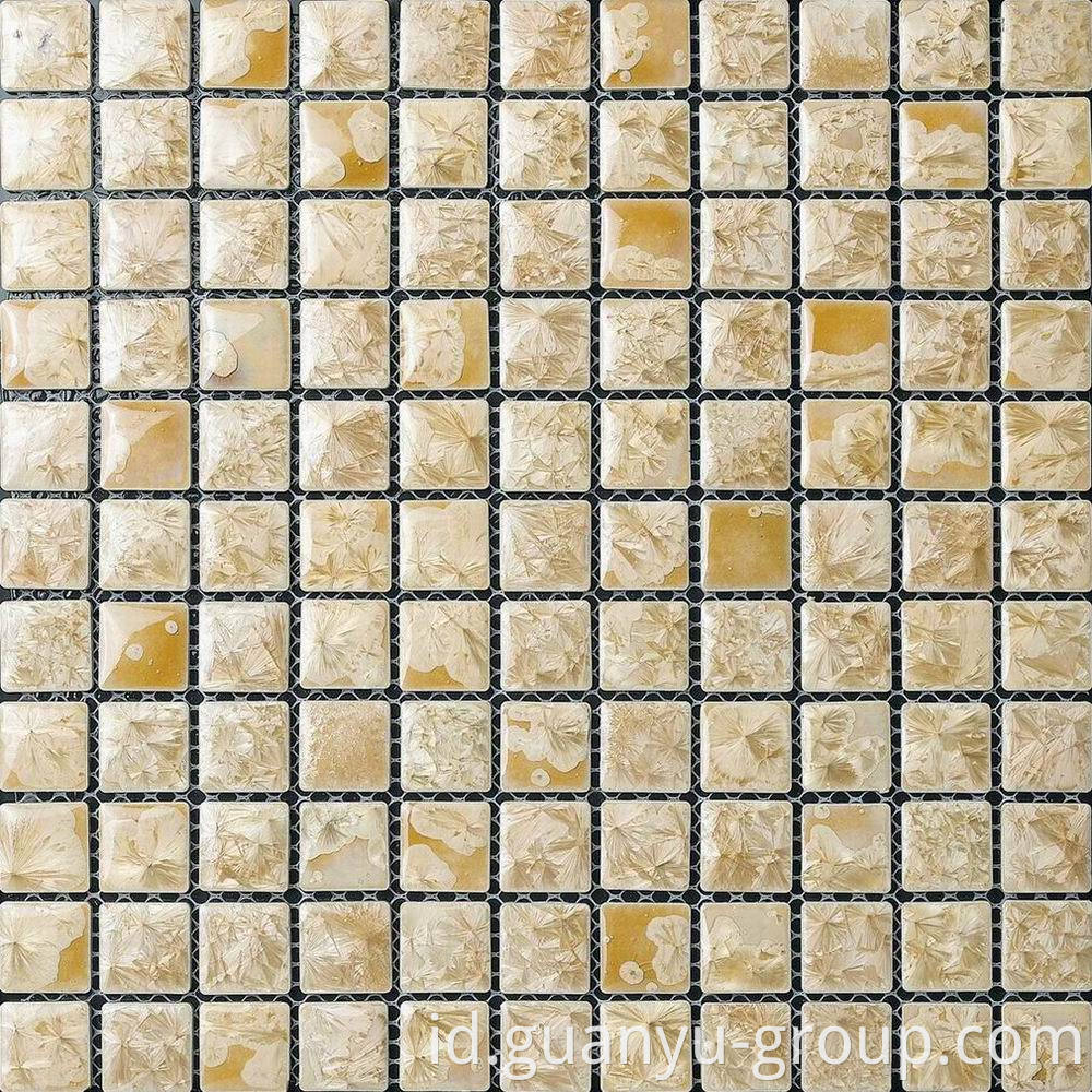 Beige Glazed Transforming Ceramics Mosaic